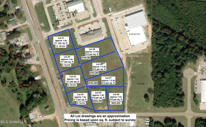 Pictures of Land property located at 0002 Hwy 49, Lot #2, Florence, MS 39073 for sales - image #1