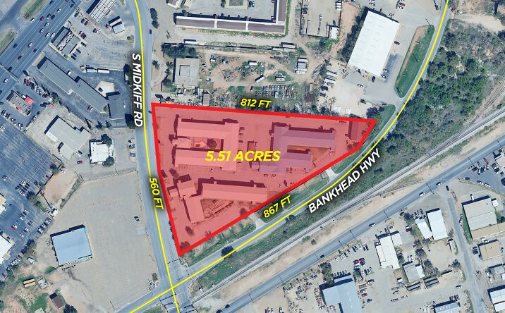 Pictures of Multifamily, Land property located at 1003 - 1007 S Midkiff Rd, Midland, TX 79701 for sales - image #1