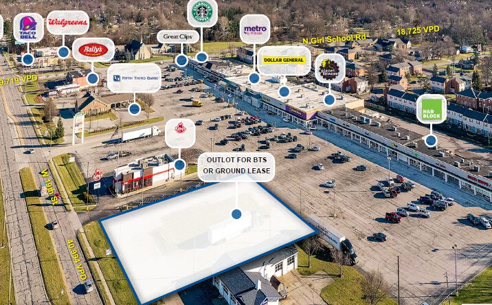 Pictures of Land, Retail property located at 7421 W 10th St, Indianapolis, IN 46214 for sales - image #1