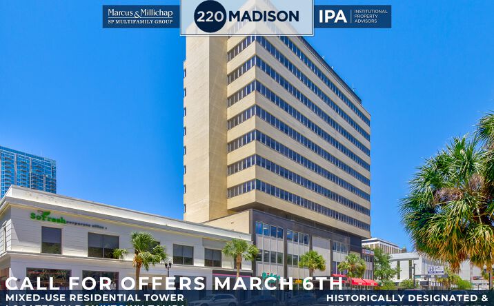 Pictures of Multifamily property located at 220 E Madison St, Tampa, FL 33602 for sales - image #1