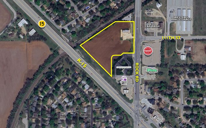 Pictures of Land property located at K-15 & Rock Rd, Mulvane, KS 67110 for sales - image #1