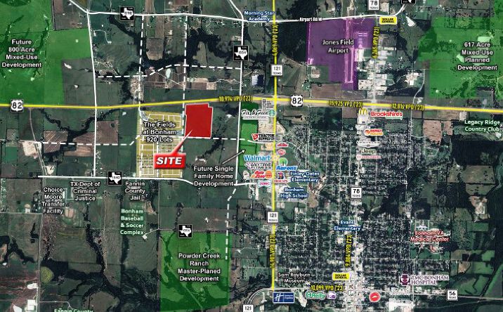 Pictures of Land property located at 1 US Hwy 82, Bonham, TX 75418 for sales - image #1