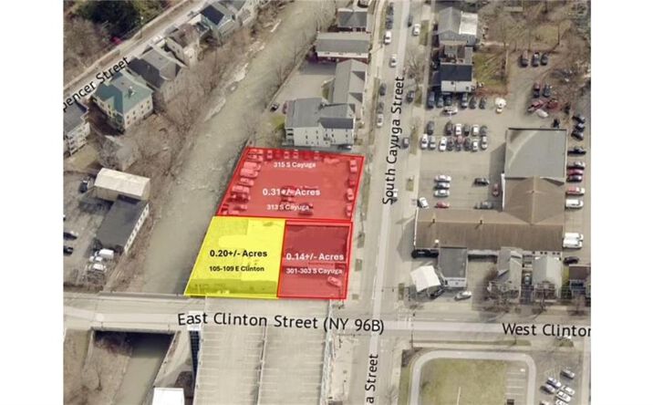 Pictures of Retail, Multifamily, Office, Mixed Use property located at 105 E Clinton St, Ithaca, NY 14850, 107 E Clinton Street, Ithaca, NY 14850, 109 E Clinton St, Ithaca, NY 14850 for sales - image #1