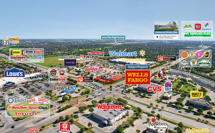 Pictures of Retail property located at 12066 FM 423, Frisco, TX 75034 for sales - image #1