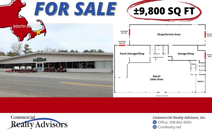 Pictures of Industrial property located at 970 MA-134, Dennis, MA 02660 for sales - image #1