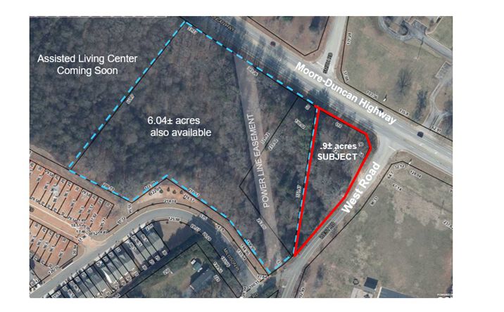 Pictures of Land property located at Moore Duncan Highway at West Road, Moore, SC 29369 for sales - image #1