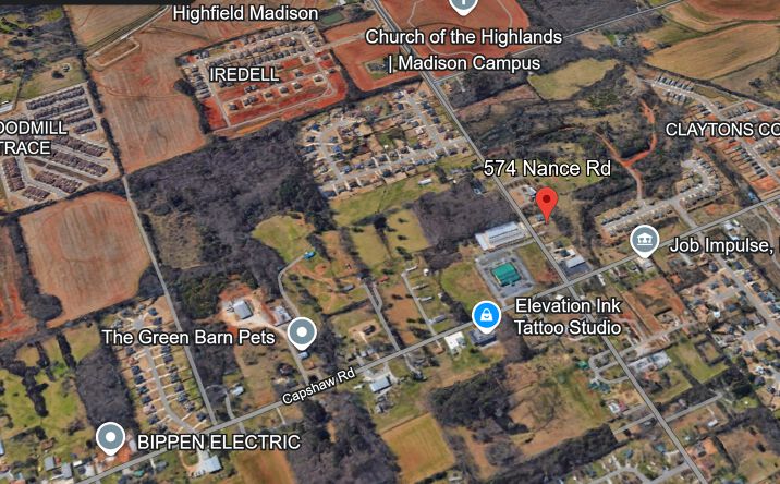 Pictures of Land, Mixed Use, Retail property located at 574 Nance Rd, Madison, AL 35757 for sales - image #1