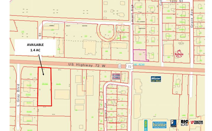 Pictures of Land property located at Highway 72, Athens, AL 35611 for sales - image #1