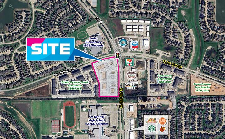 Pictures of Retail, Land property located at SWC Fry Rd & Longenbaugh Rd, Houston, TX 77433 for sales - image #1