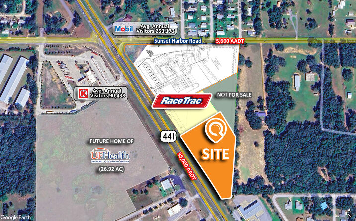 Pictures of Land property located at US-441 & SE Sunset Harbor Rd, Summerfield, FL 34491 for sales - image #1