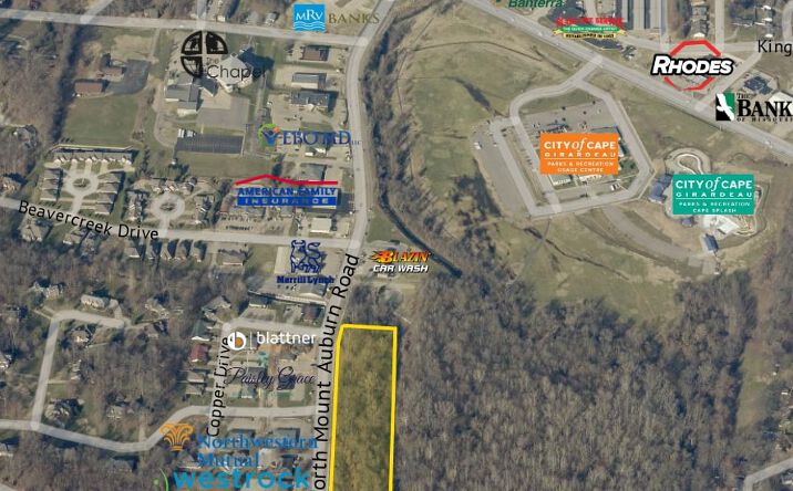 Pictures of Land property located at 1330 N Mt Auburn Rd, Cape Girardeau, MO 63701 for sales - image #1