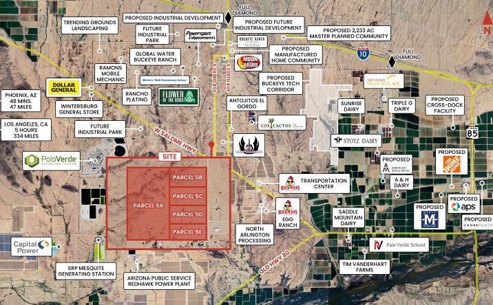 Pictures of Industrial, Land property located at 504-33-030B, Tonopah, AZ 85354 for sales - image #1