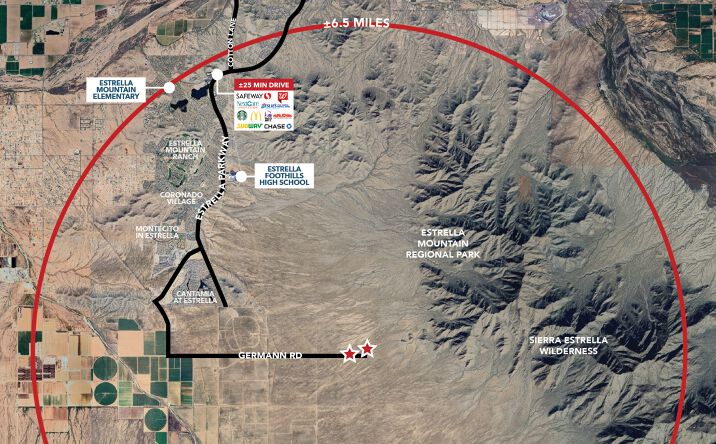 Pictures of Land property located at W Germann Rd & S Bullard Ave, Goodyear, AZ 85338 for sales - image #1