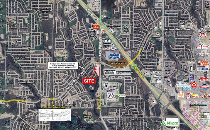 Pictures of Land property located at SWQ Heritage Trace & Blue Mound Road, Fort Worth, TX 76131 for sales - image #1