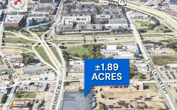 Pictures of Land property located at 2010 S Cesar Chavez Blvd, Dallas, TX 75226 for sales - image #1