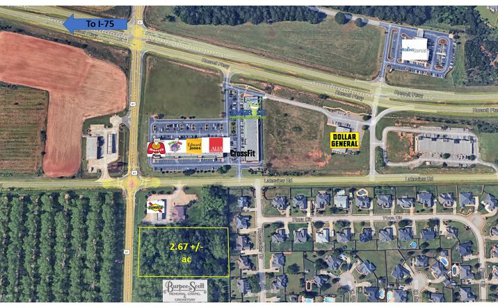 Pictures of Land property located at US Hwy 41N, Fort Valley, GA 31030 for sales - image #1