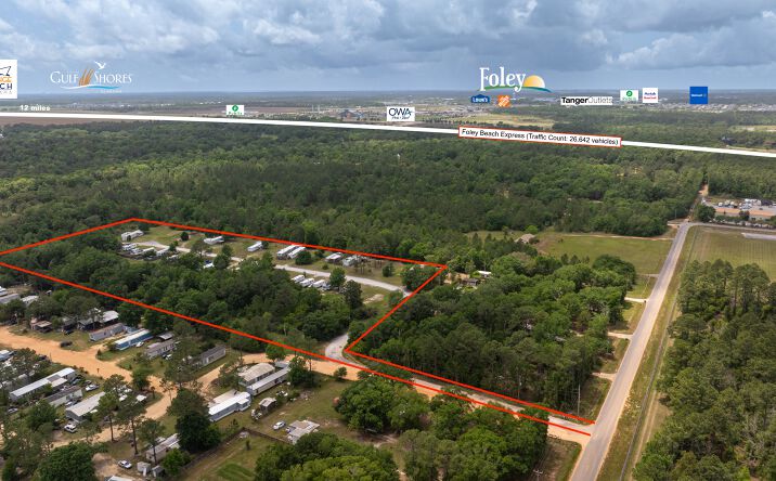 Pictures of Hospitality, Land, Mixed Use, Mobile Home Park, Multifamily property located at 22752 Doc McDuffie Rd, Foley, AL 36535 for sales - image #1