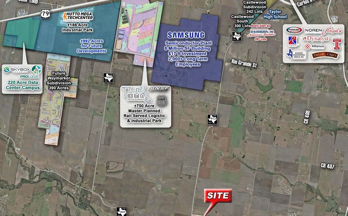 Pictures of Land property located at NEQ FM 973 & FM 1660, Taylor, TX 76574 for sales - image #1