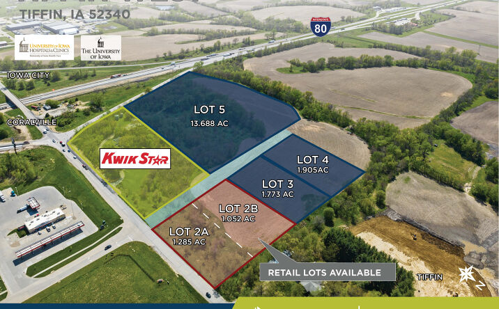 Pictures of Land property located at Ireland Ave, Tiffin, IA, USA, Tiffin, IA 52340, Ireland Ave Tiffin, IA, USA, Tiffin, IA 52340 for sales - image #1