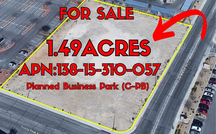 Pictures of Land property located at 7550 Trinity Peak Ave, Las Vegas, NV 89128 for sales - image #1
