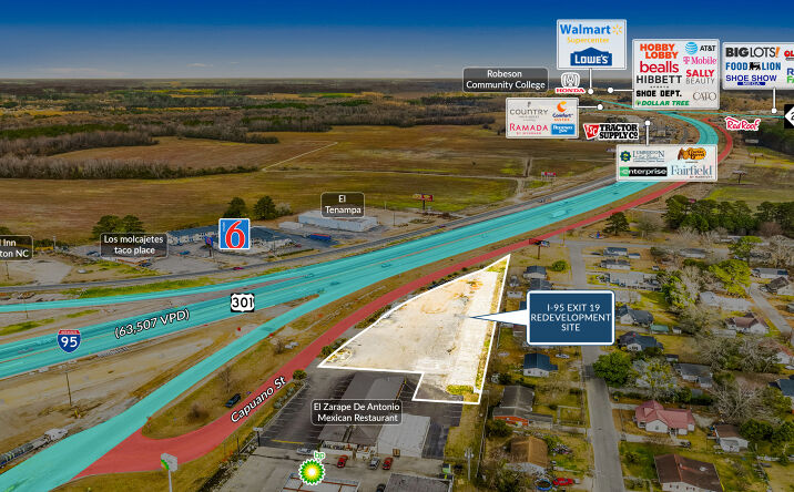 Pictures of Land property located at 2320 Capuano Road, Lumberton, NC 28358 for sales - image #1