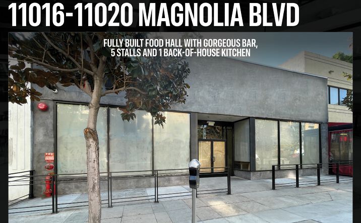 Pictures of Hospitality, Retail property located at 11016 Magnolia Blvd, Los Angeles, CA 91601 for sales - image #1