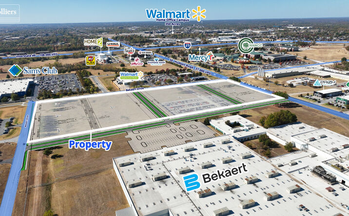 Pictures of Retail, Land, Self Storage property located at 1 Bekaert Drive, Rogers, AR, Rogers, AR 72756 for sales - image #1