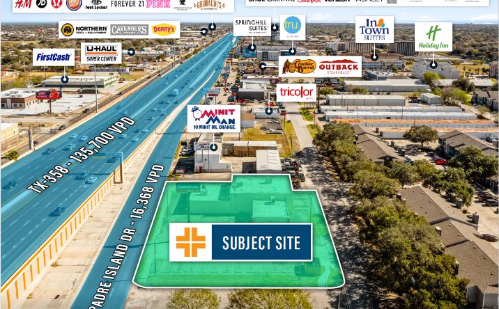 Pictures of Retail, Office property located at 4025 S Padre Island Dr, Corpus Christi, TX 78411 for sales - image #1