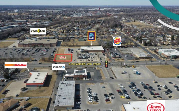 Pictures of Retail, Office, Mixed Use, Land property located at 12050 S Pulaski Rd, Alsip, IL 60803 for sales - image #1