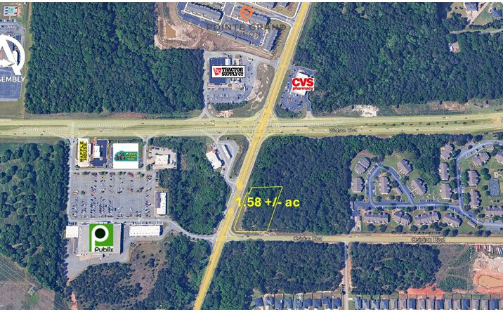 Pictures of Land property located at Osigian Blvd, Warner Robins, GA 31088 for sales - image #1