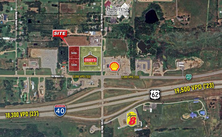 Pictures of Land property located at 9935 Hornbeam Rd, Henryetta, OK 74437 for sales - image #1