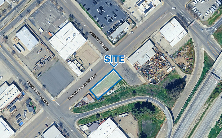Pictures of Land property located at SWC of Fulton & Santa Clara Street, Fresno, CA 93721 for sales - image #1