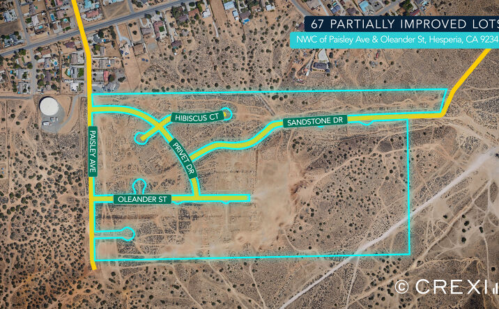 Pictures of Land property located at NWC of Paisley Ave & Oleander St, Hesperia, CA 92345 for sales - image #1
