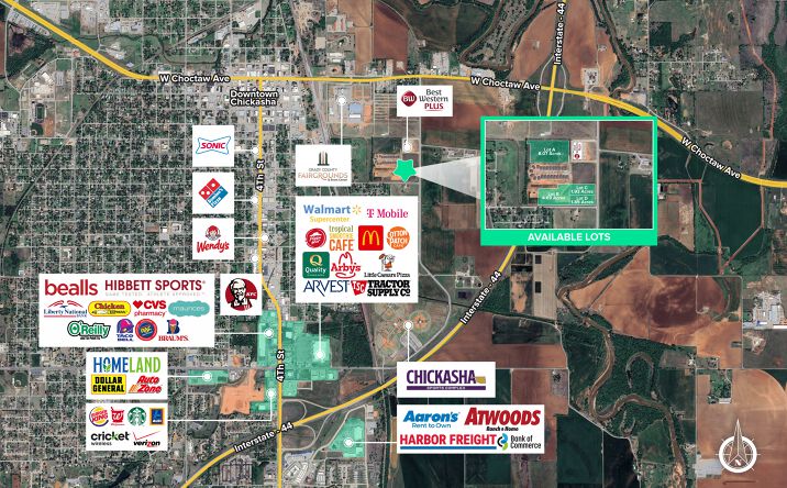 Pictures of Land property located at Ada Sipuel Ave & Grand Ave, Chickasha, OK 73018 for sales - image #1