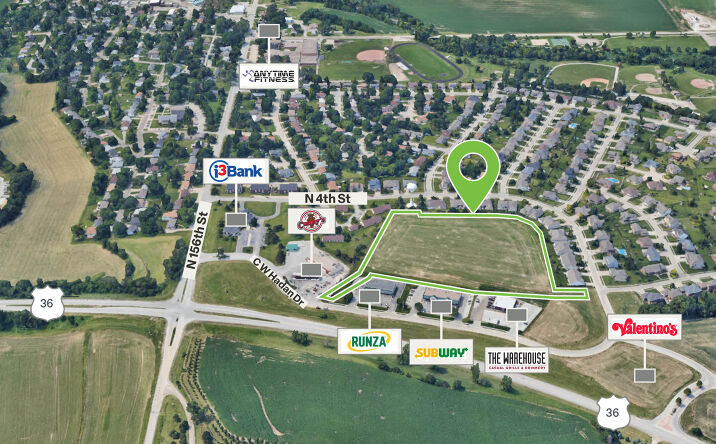 Pictures of Land property located at C W Hadan Drive & N 160th St, Bennington, NE 68007 for sales - image #1
