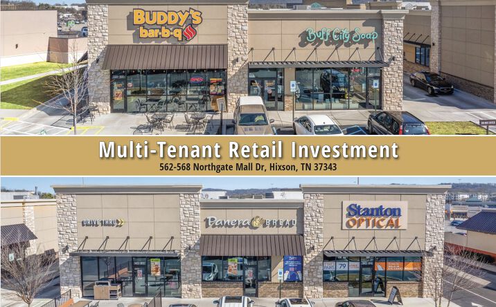 Pictures of Retail property located at 562-568 Northgate mall, Hixson, TN 37343 for sales - image #1