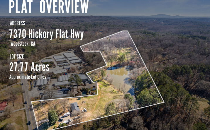 Pictures of Land property located at 7370 Hickory Flat Hwy, Woodstock, GA 30188 for sales - image #1