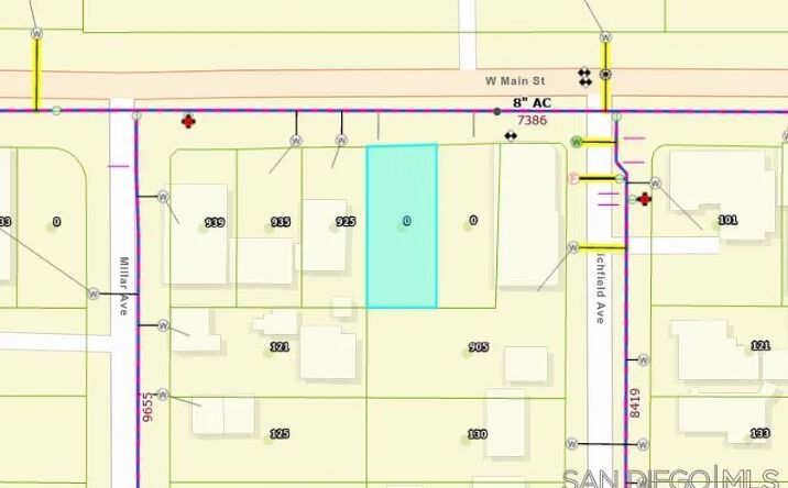 Pictures of Land, Industrial property located at 927 W. Main St., El Cajon, CA 92020 for sales - image #1