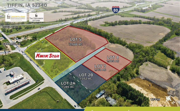 Pictures of Land property located at Ireland Ave NW, Tiffin, IA 52340 for sales - image #1