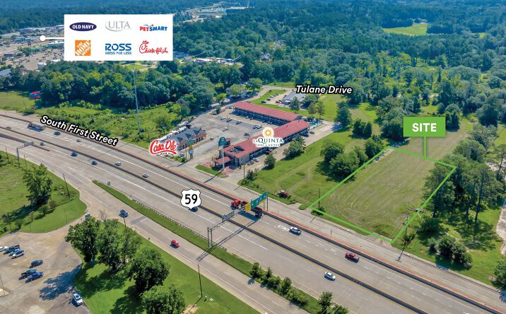 Pictures of Land property located at Lot 3 - Tulane Crossing, Lufkin, TX 75901 for sales - image #1