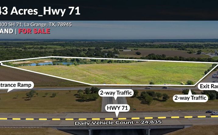 Pictures of Land property located at 2400 State Hwy 71, La Grange, TX 78945 for sales - image #1