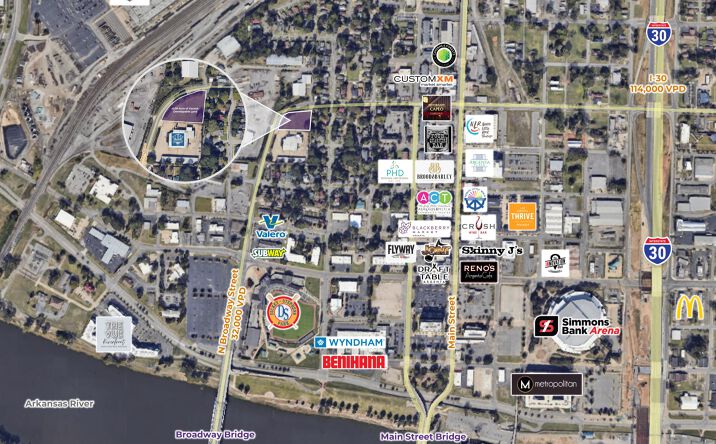 Pictures of Land property located at 600 N Broadway St, North Little Rock, AR 72114 for sales - image #1