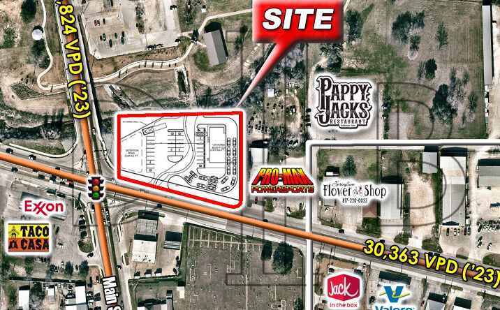 Pictures of Land property located at Hwy. 199 & Main St, Springtown, TX 76082 for sales - image #1