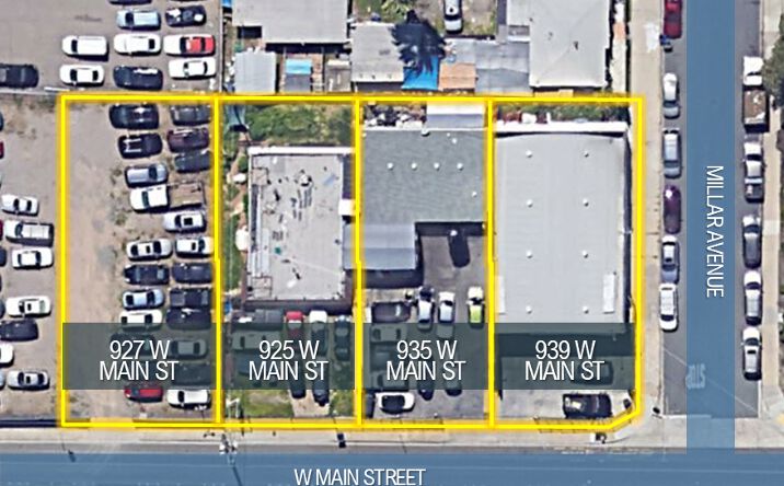 Pictures of Industrial, Office, Retail property located at 927- 939 W Main Street, El Cajon, CA, El Cajon, CA 92020 for sales - image #1