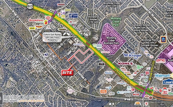 Pictures of Land property located at U.S. 80 & Elm St, Forney, TX 75126 for sales - image #1