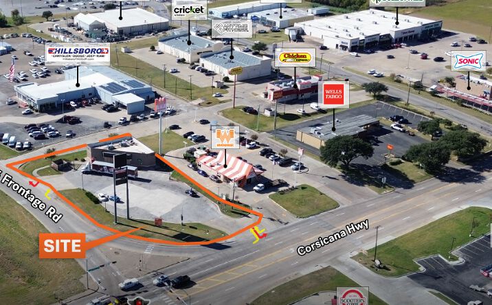 Pictures of Retail property located at 1406 Corsicana Hwy, Hillsboro, TX 76645 for sales - image #1