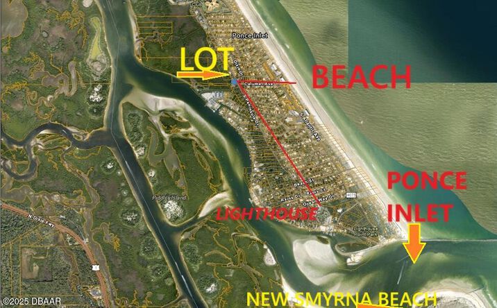 Pictures of Land property located at 4764 S Peninsula Drive, Ponce Inlet, FL 32127 for sales - image #1