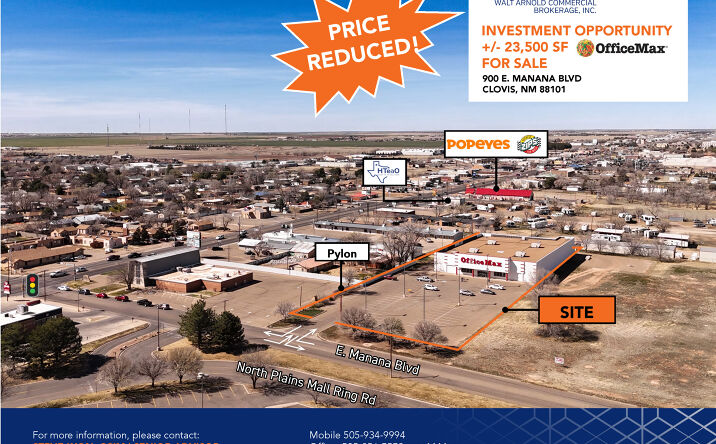 Pictures of Retail property located at 900 E Manana Blvd, Clovis, NM 88101 for sales - image #1