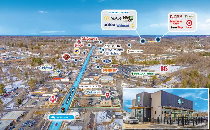 Pictures of Retail property located at 1166 East Main Street, Torrington, CT, USA, Torrington, US 06790 for sales - image #1