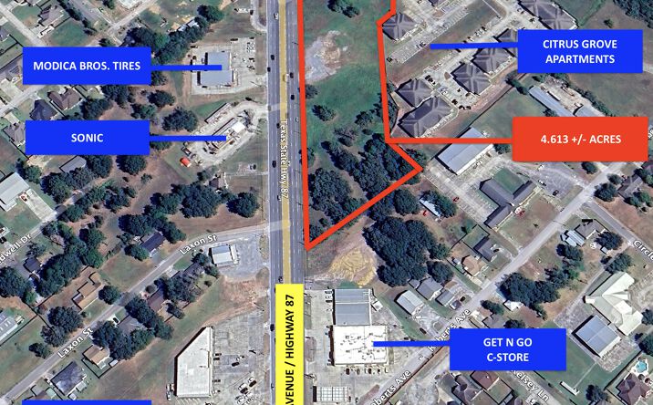 Pictures of Hospitality, Land, Multifamily, Office, Retail property located at 1200 Texas Ave, Bridge City, TX 77611 for sales - image #1